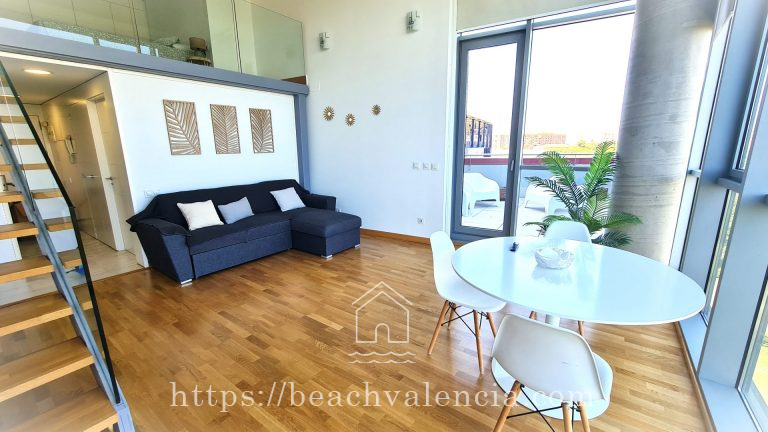 BEACH VALENCIA 13 – Loft luminoso con terraza cerca del centro y la playa