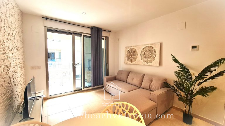BEACH VALENCIA LUXURY A40-28 Apartamento con terraza y vistas al mar