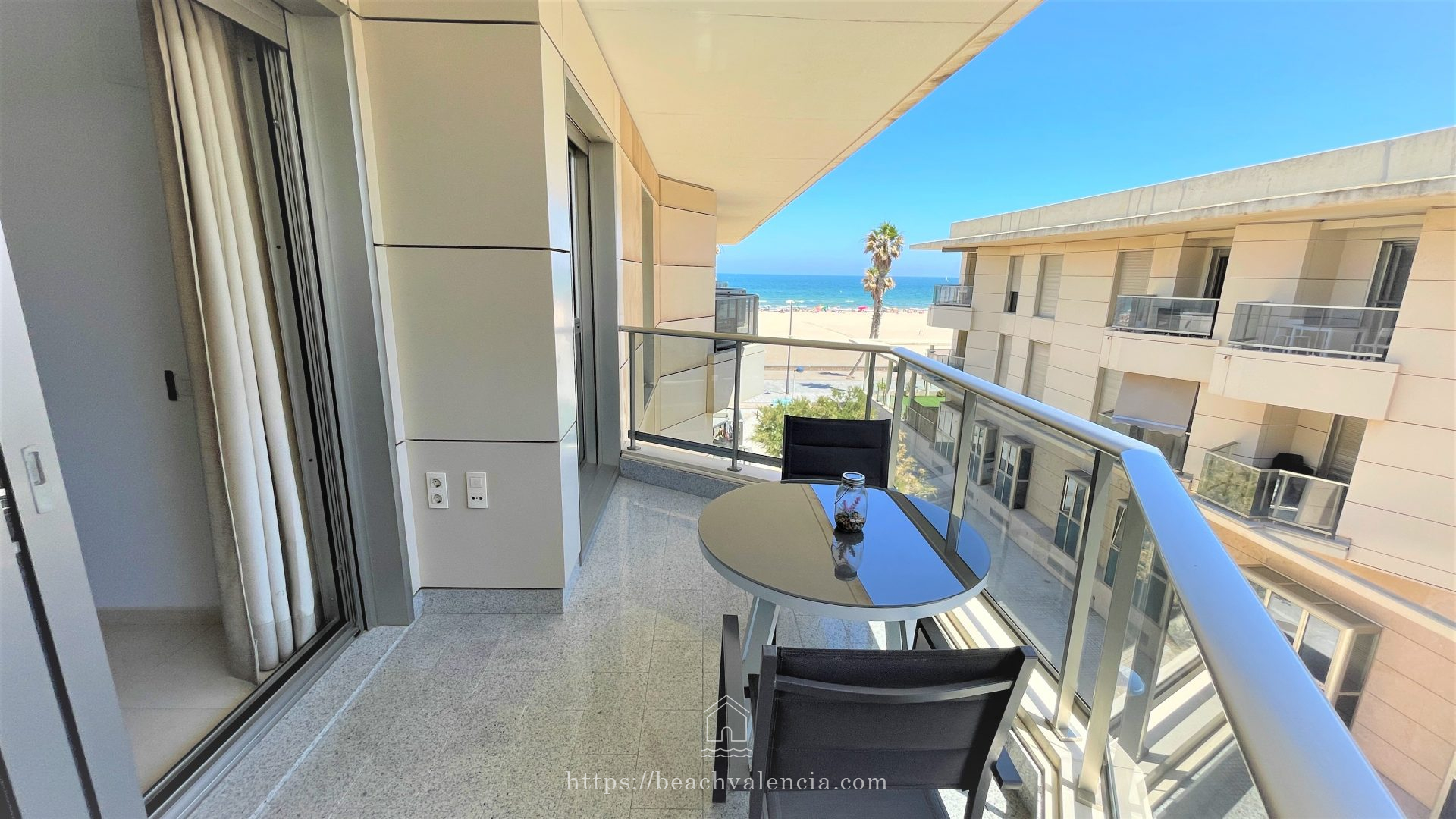 BEACH VALENCIA LUXURY A40-35 Apartamento con terraza y vistas al mar